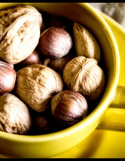 photo of a cup of nuts