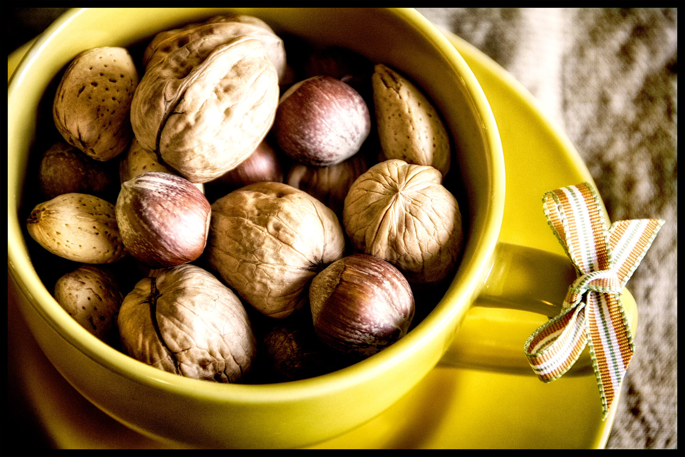 photo of a cup of nuts
