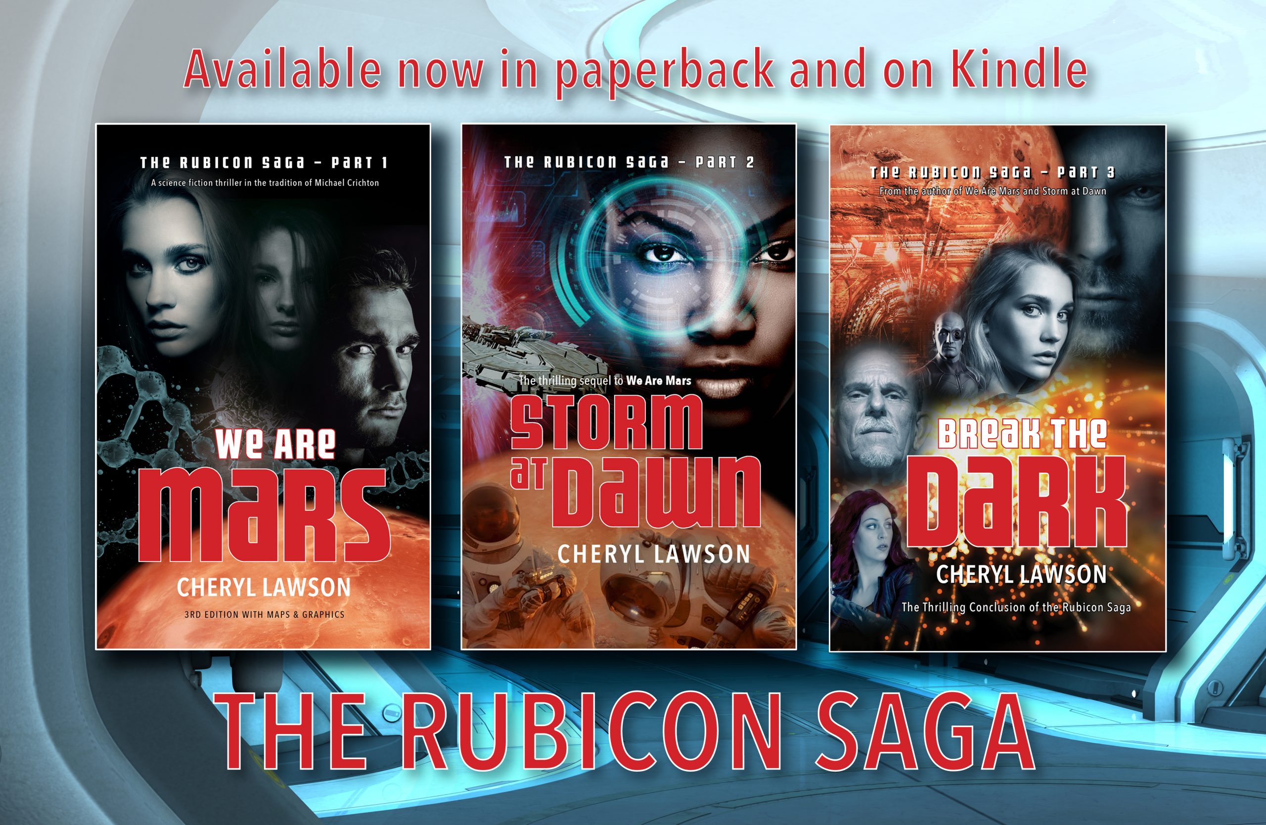 Three Rubicon Saga Novels