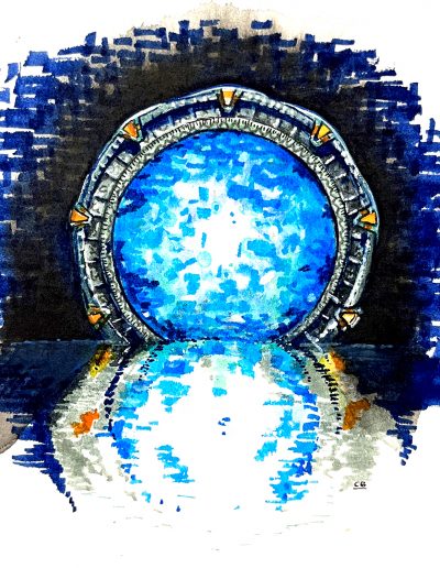 Drawing of the Stargate portal