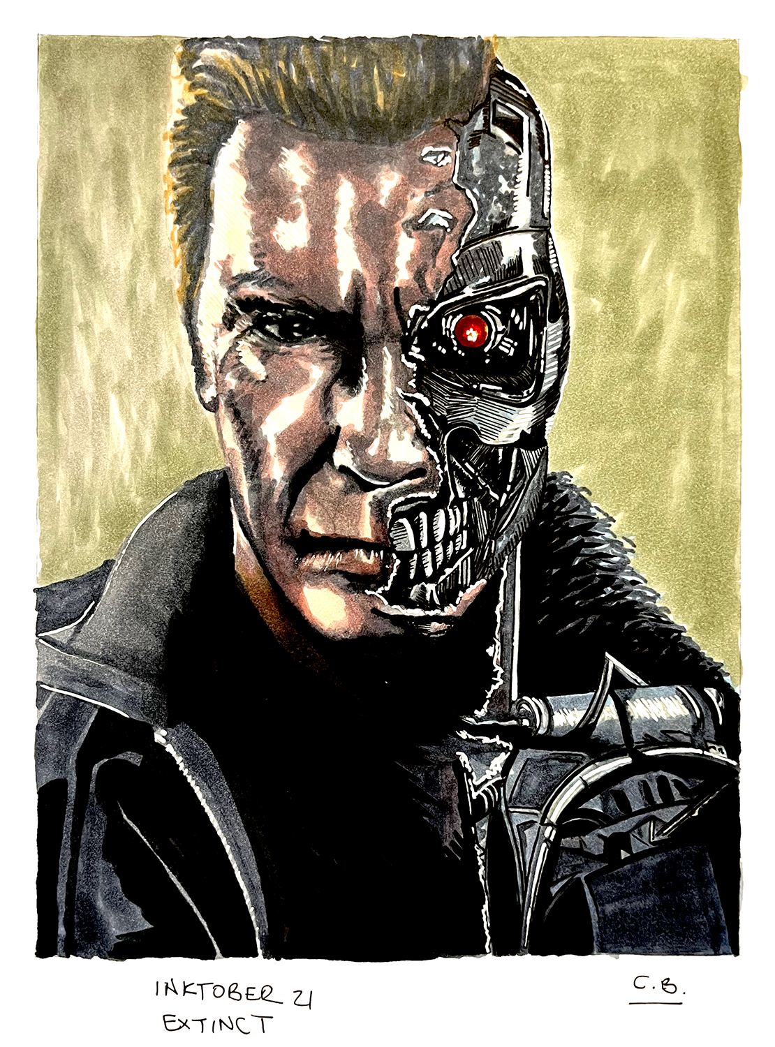 Drawing of the Terminator