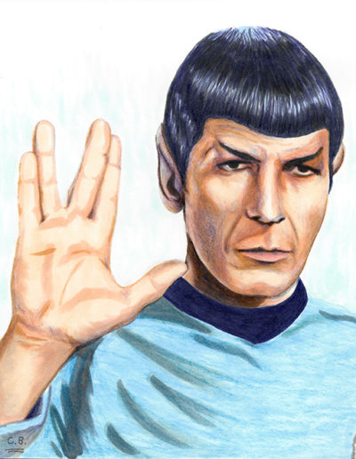 Star Trek Spock drawing