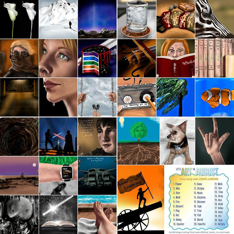 Digital drawings grid