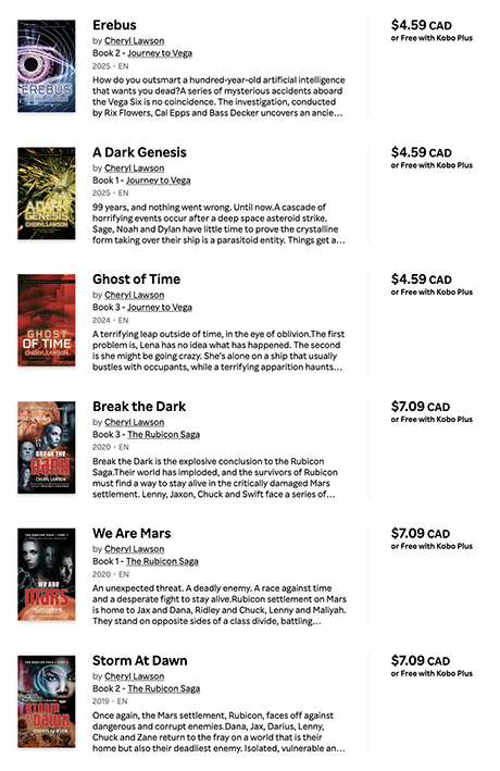 Patreon Cheryl Lawson Cheryl Lawson Kobo book listings